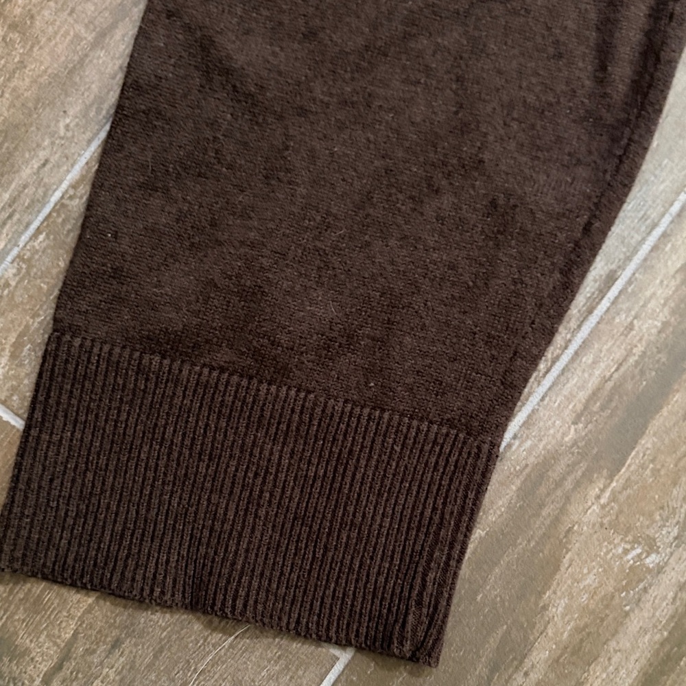 Free People Beach Dark Brown Wide Leg Sweater Pants - Picture 3 of 10